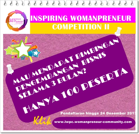 kompetisi wirausaha,womanpreneur competition,womenpreneur competition